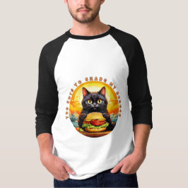 Zu süß, um meinen Burger zu teilen – Black Cat Foo T-Shirt