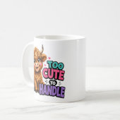 Zu süß zum Aushalten Kaffeetasse (Vorderseite Links)
