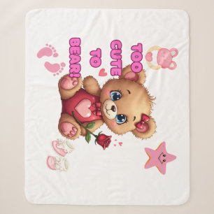 Zu süß zum Aushalten – Valentinstag-Teddy-Baby-Des Sherpadecke