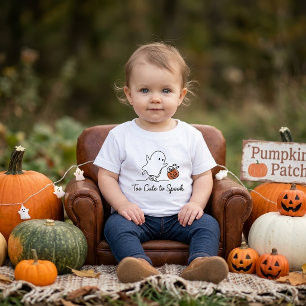 Zu süß zum Erschrecken Minimalistischer Geist Hall Baby T-shirt