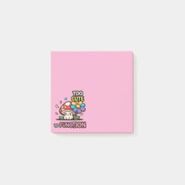 Zu süß zum Funktionieren Pilz-Post-it-Notizen Post-it Klebezettel