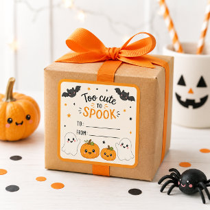 Zu süß zum Gruseln Halloween Mitbringsel Quadratischer Aufkleber