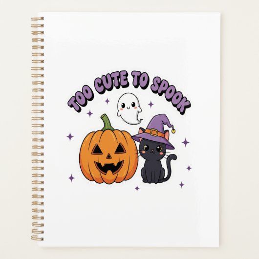 Zu süß zum Gruseln Halloween Planer (Vorderseite)
