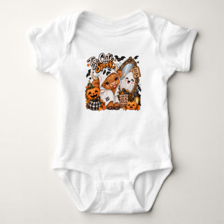Zu süß zum Gruseln Highland-Kuh Halloween Baby Strampler