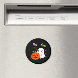 Zu süß zum Gruseln – Süßer Halloween-Geist Dunkel Magnet