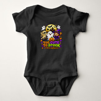 Zu süß zum Gruseln Süßes Halloween-Babyleibchen Baby Strampler