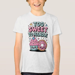 Zu süß zum Handhaben Donut Kids Tri-Blend Shirt
