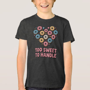 Zu süß zum Handhaben Donut Kids Tri-Blend Shirt