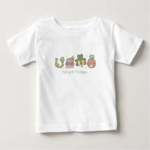 Zu süß zum Kniffeln - Lustiger Retro St. Patrick’s Baby T-shirt