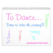 Zu tanzen… , Herausforderung, zum der Reise zu Kalender (Titelbild)