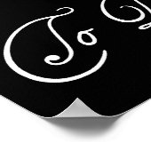 Zu tanzen ist zu wissen, wie man fliegen drucken / poster (Ecke)