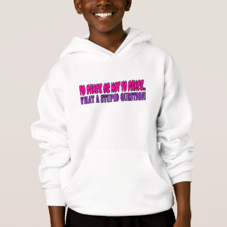 Zu tanzen oder nicht tanzen….eine was für dumme hoodie