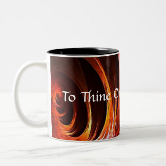 Zu Thine ist Ownself wahre Kaffee-Tasse Zweifarbige Tasse