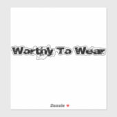 Zu tragen lohnt aufkleber (Blatt)