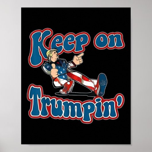 zu Trump für Präsident 2024 Poster (Vorne)