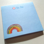 Zu tun, Kawaii Rainbow Post-it Klebezettel