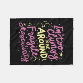 Zu ungeschickt, um brüchige Männlichkeit zu umgehe Fleecedecke (Vorderseite (Horizontal))