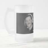 Zu uns war er das Weltdenkmal Mattglas Bierglas (Links)