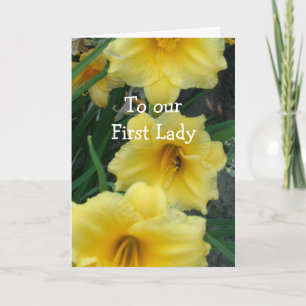 Zu unserem First Lady Karte