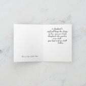 zu unserem Hirten Karte (Innenseite)