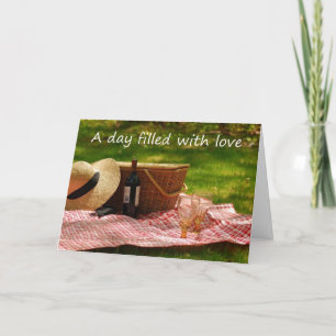 ZU UNSEREM JAHRESTAG "EIN TAG MIT LIEBE" KARTE
