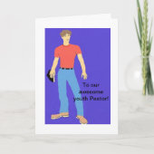 Zu unserem Jungpfarrer Dankeskarte (Vorderseite)