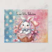 Zu unserem kleinen Valentine Postkarte (Vorderseite)