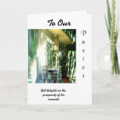 zu unserem Pfarrer Dankeskarte (Vorderseite)