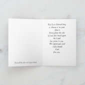 zu unserem Pfarrer Dankeskarte (Innenseite)