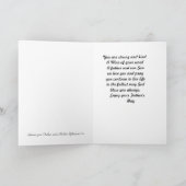 Zu unserem Sohn glücklicher Vater Tag. Karte (Innenseite)