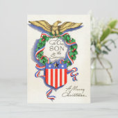 Zu unserem Sohn im Dienst Weihnachten (Stehend Vorderseite)