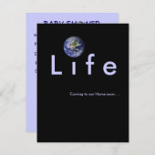 Zu unserem Zuhause bald kommen: Babypartyeinladung Einladung (Vorne/Hinten)