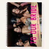 zu unserer Braut, Briefe aus deinem Stamm Notizblock (Vorderseite)