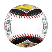 zu unserer Enkeltochter aus dem Foto der Großelter Baseball (Rückseite)