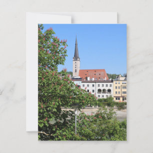 Zu Unserer Lieben Frau Church in Wasserburg am Inn Postkarte