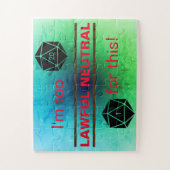 Zu üppiges Netural-Rätsel Puzzle (Vertikal)