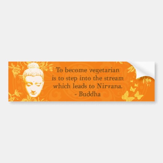 Zu vegetarisch werden… autoaufkleber (Vorne)