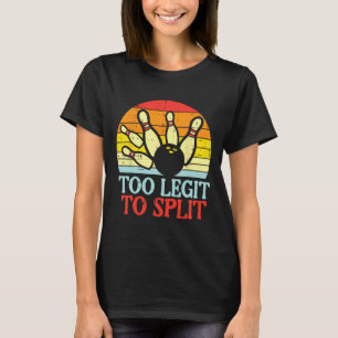 Zu verblassen, um Bowling-Team Retro Bowler Women T-Shirt