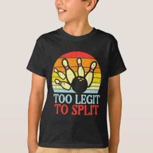 Zu verblassen, um Bowling-Team Retro Bowler Women T-Shirt