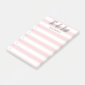 Zu verwendende Liste Rosa gestrichen Post-it Klebezettel (angewinkelt)