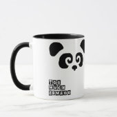 Zu viel Bambus! Panda-Tasse Tasse (Links)
