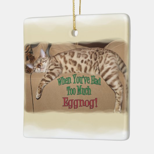 ZU VIEL EIERPUNSCH! KERAMIKORNAMENT (Links)