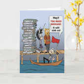 ZU VIEL GEPÄCK! KARTE (Gelbe Blume)