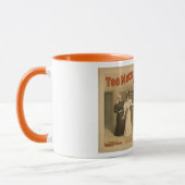 Zu viel Johnson Tasse (Links)