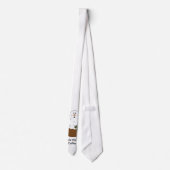 Zu viel Kaffee-Krawatte Krawatte (Rückseite)