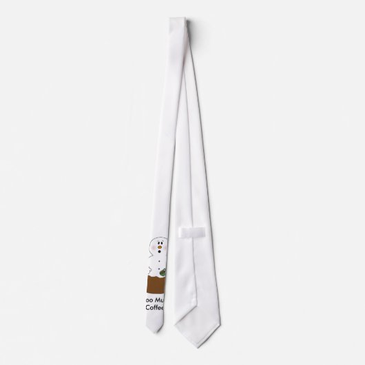 Zu viel Kaffee-Krawatte Krawatte (Rückseite)