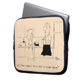 Zu viel Kaffee Laptopschutzhülle (Vorderseite Links)