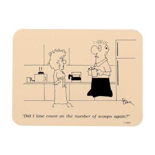 Zu viel Kaffee Magnet (Horizontal)