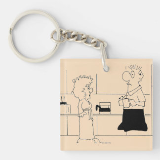 Zu viel Kaffee Schlüsselanhänger