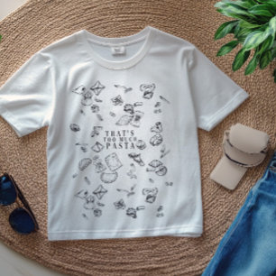 Zu viel Pasta Funny Italian Food Shirt für Men